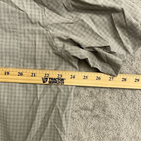 NWOT  Orvis Men's XL Gray Plaid Short Sleeve Outdoor Fishing Shirt Button down - Picture 4 of 8